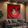 Sunderland Wappen Wandteppich Spielzimmer Wandteppich, Zubehör für Schlafzimmer, Wohnzimmer, Studentenwohnheim Wanddekoration Fan Geburtstagsgeschenke