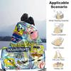 1pc, SpongeBob SquarePants Throw Blanket, Soft & Cozy Blanket for Couch, Bed, Travel, Camping, Car, Beach, Office Nap, Perfect Gift for FriendsA037