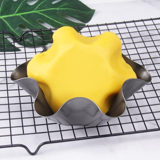 Tortilla Pan Set Tortilla Shell Pans Nonstick Carbon Steel Taco Salad Bowl Makers Flower-shaped Cake Mold