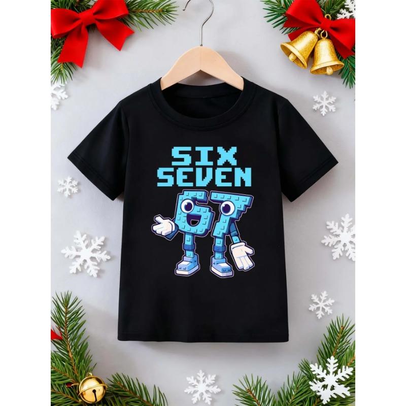 67 Zes Zeven Grappig Italiaans Hersenrot Jongens Mode Gaming Meme T-shirt Y2k Gamer Gen Alpha Straattaal Gezegde Tee Nieuwigheid Tops Ccol Cadeau