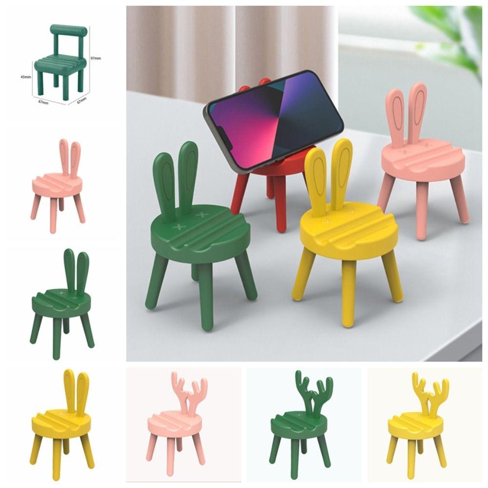 Portable Lazy Mobile Phone Stand Mini Chair Phone Holder Chair Mobile Phone Stand Smartphones