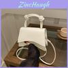 Elegante Damen-Freizeit-PU-Handtasche Stilvolle Unifarbene Kleine Quadratische Tasche für den Herbst