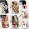 For Samsung Galaxy A12 Phone Case Luxury Flower Painted TPU Proective Cover for Samsunga125f M12 F 12 Soft Silicone Funda Capa