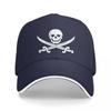 Pirat Totenkopf Gekreuzte Schwerter Baseballkappe Melone Trucker Cap Für Frauen 2024 Herren