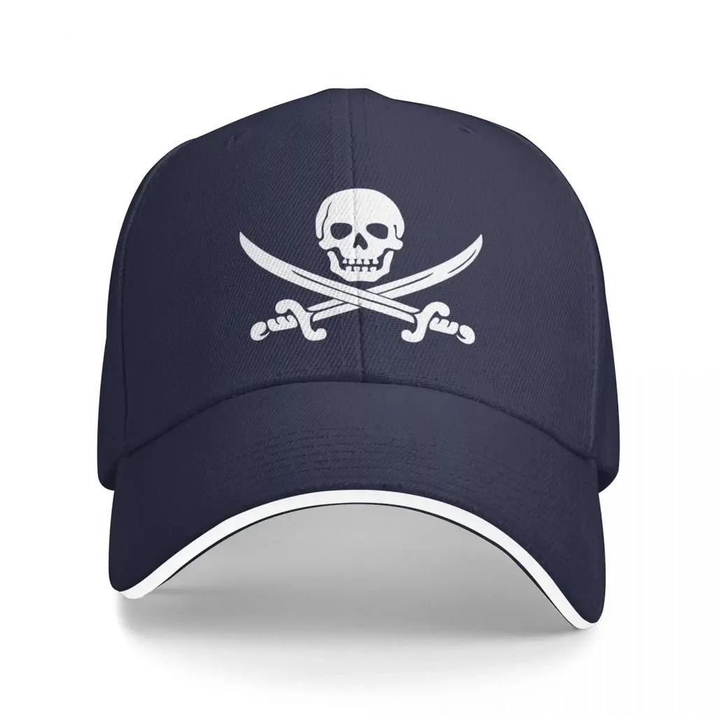 Pirat Totenkopf Gekreuzte Schwerter Baseballkappe Melone Trucker Cap Für Frauen 2024 Herren
