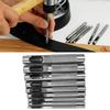 9pcs Leather Punch Set Hollow Belt Hole Puncher Leather Craft Tool 2510mm