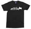 Piano Evolution T-shirt Retro pianist Cadeau Top Muziek Muziekinstrument Speler