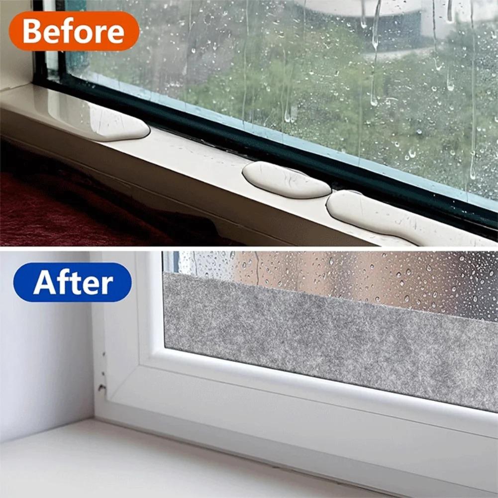 1pc Water Absorbing Felt Strip Roll for Window Use with Backing Designed to Prevent Moisture and Condensation Build Up