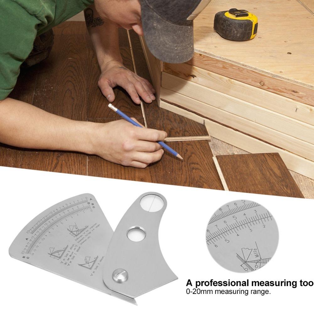 Stainless Steel Welding Inspection Tool 0 20mm Measuring Range Angle Test Ruler Welding Engineers
