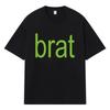 2026 Brat Gedrukt Grafisch Y2k Harajuku Straat Trend 100% Katoen T-shirt Casual Oversized Zomer Heren T-shirt