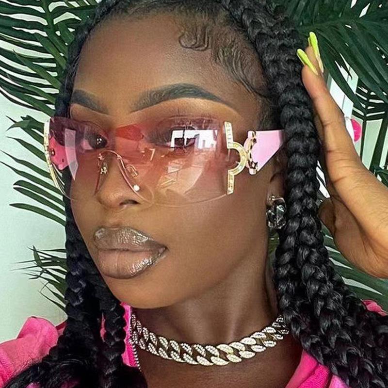 New Sports Trend Goggle Sunglasses for Women Men Fashion Punk Y2k UV400 Eyewear Designer Brand