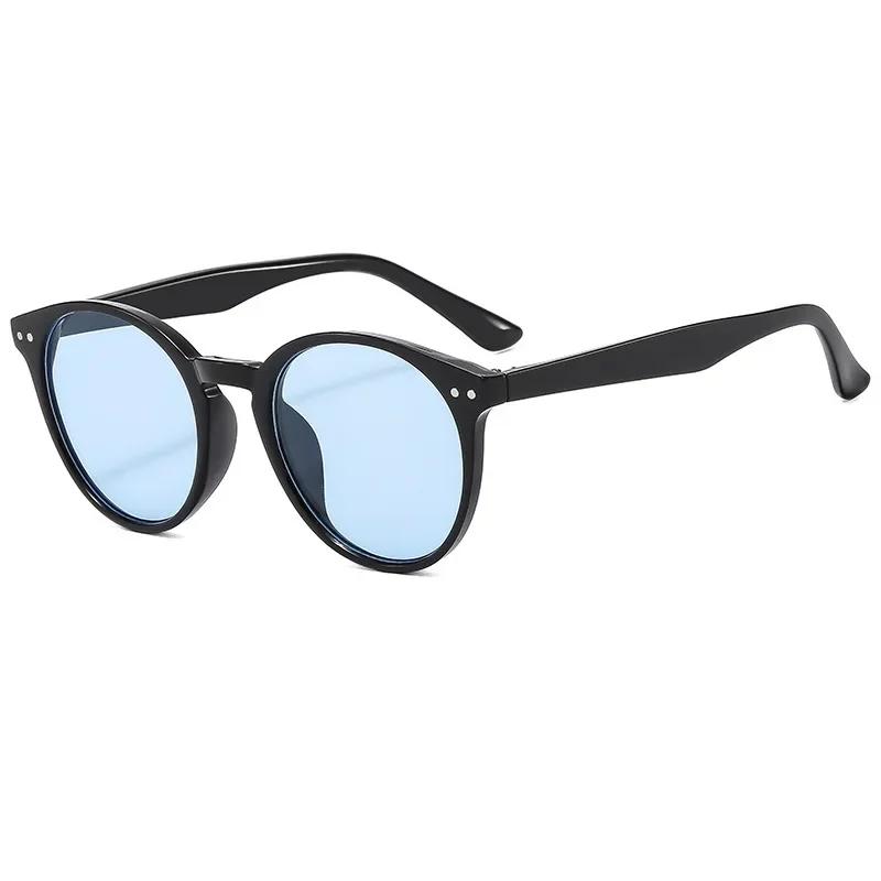 Travel Stylish Stylish Elegant Sunglasses Male Female Designer Plain Retro Round Sun Eyewear Male Female Sun Eyewear