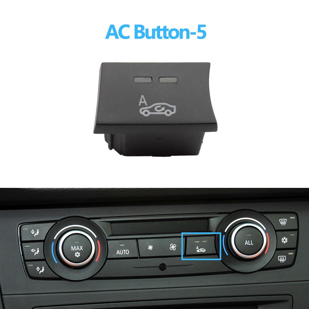 Air Conditioner AC Temperature Control Button Keys Rotary Knob For BMW 1 3 Series X1 X3 E81 E82 E87 E88 E90 E91 E92 E93 E84