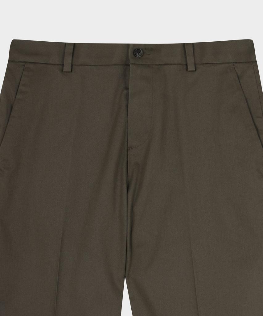 BROOKS BROTHERS Regular Fit Cotton Stretch Advantage Chino (Brown) (Bbpcmfz502)