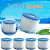 2-10 Pièces Type VI Filtre Jacuzzi Embouts en Caoutchouc Souple Cartouche de Filtre Spa Réutilisable Remplacement de Filtre de Piscine pour Piscines Hors-sol