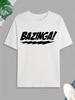 Basinga Bedrucktes T-Shirt Herren T-Shirt Sommer Frühling Herbst Lässiges Kurzarm-T-Shirt Top als Geschenk