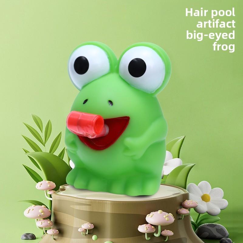 Large Eye Frog Stress Toy With Rebound And Sound For Kids And Adults