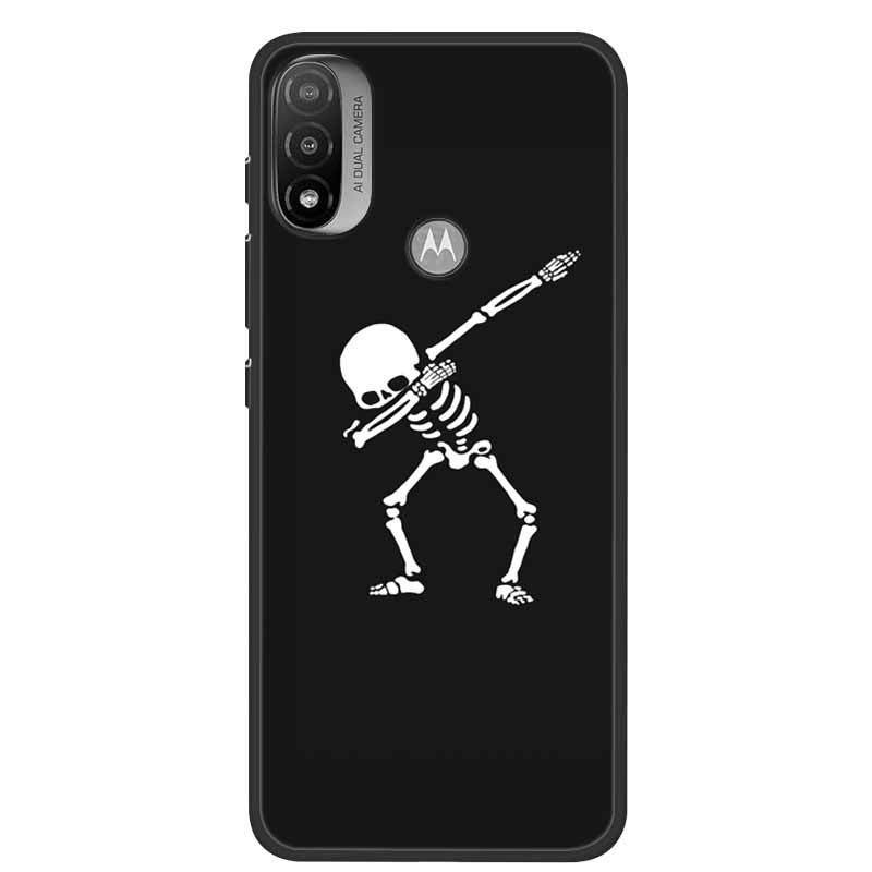 For Motorola E20 Phone Case Cover Black Silicone Soft Back Cover Case For Motorola Moto E20 Case E 20 Coque For Moto E20 Funda