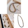 Geometric Agate Beaded Necklace With Electroplated Finish For Elegant Women