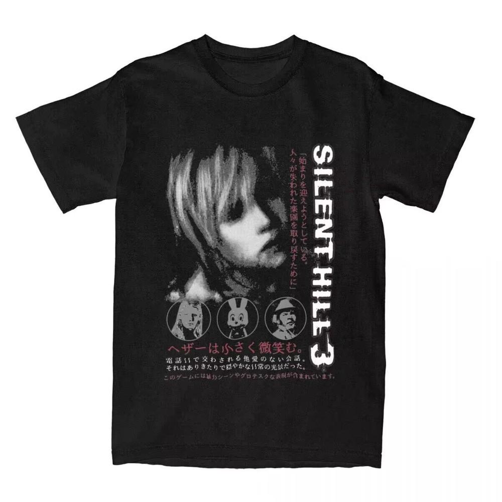 Silent Hill 3 Black T-Shirt Silent Hill Tee Horror Game T-Shirt Unisex T-Shirt