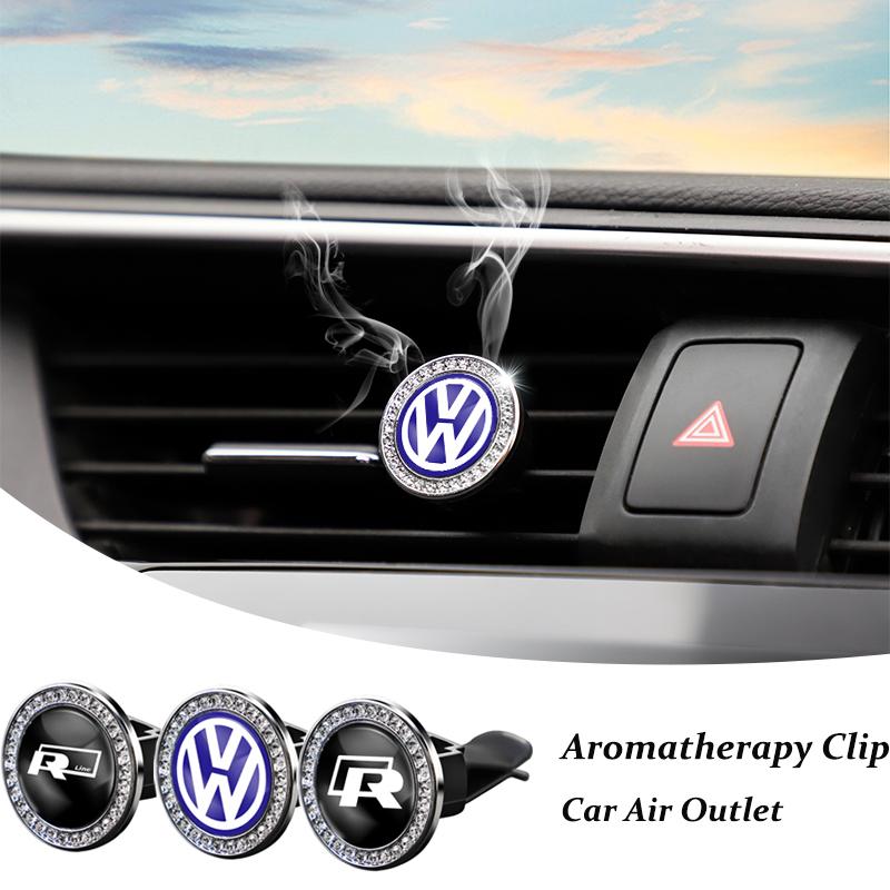 F1Car Air Outlet Aromatherapy Clip Perfume Diffuser Auto Interiors For Volkswagen VW RLine R GTI Golf Amarok T5 ID3 Tiguan Caddy