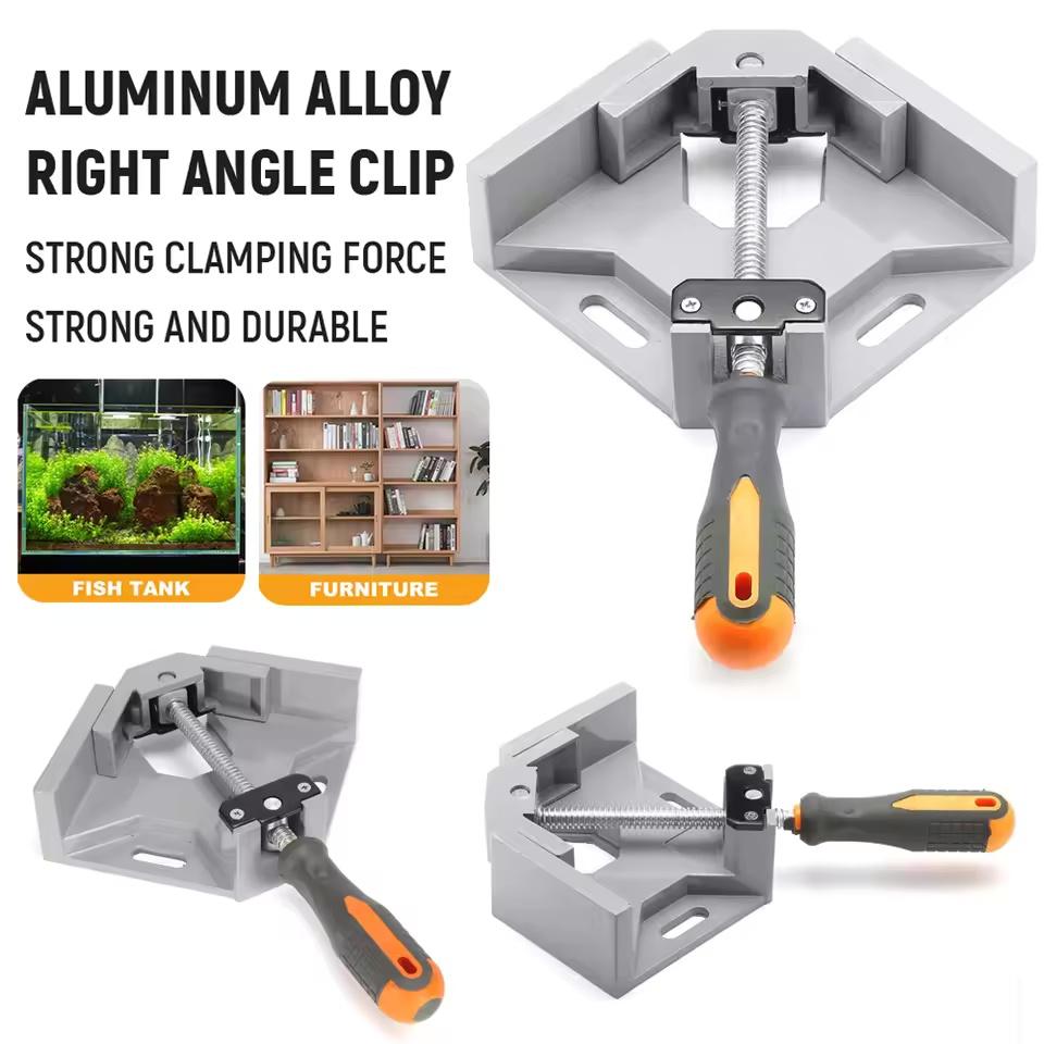 Right Angle Clamp 90 Degree Woodworking Right Angle Holder Glass Right Angle Holder Fast Welding Right Angle Clamps Intensifier