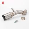 Motorcycle Exhaust Muffler System for Kawasaki Z900 Exhaust Z900 Link Pipe with Muffler Z900 Muffler Exhaust 2017-2021