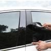 Car 6pcsset Pillar Posts Door Window Exterior Trim Cover Stickers For Bmw 5 Series F10f11f07 20102016
