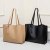 Women's Solid Color Large Capacity Tote Bag for Travel, Fashionable Lightweight Portable Shoulder Bag for Daily , Casual  Totes