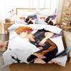 Haikyu Japan Famous Anime Beding Set Bedrom Soft Modern Bedspreads Comefortable Children Kids Soft Duvet Cover Comfortable Quilt Cover And Pilowcase