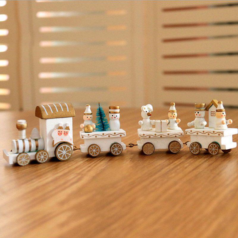Bezaubernder Weihnachts-Holzzug-Schmuck für Kinder Weihnachtsbaumschmuck Freude
