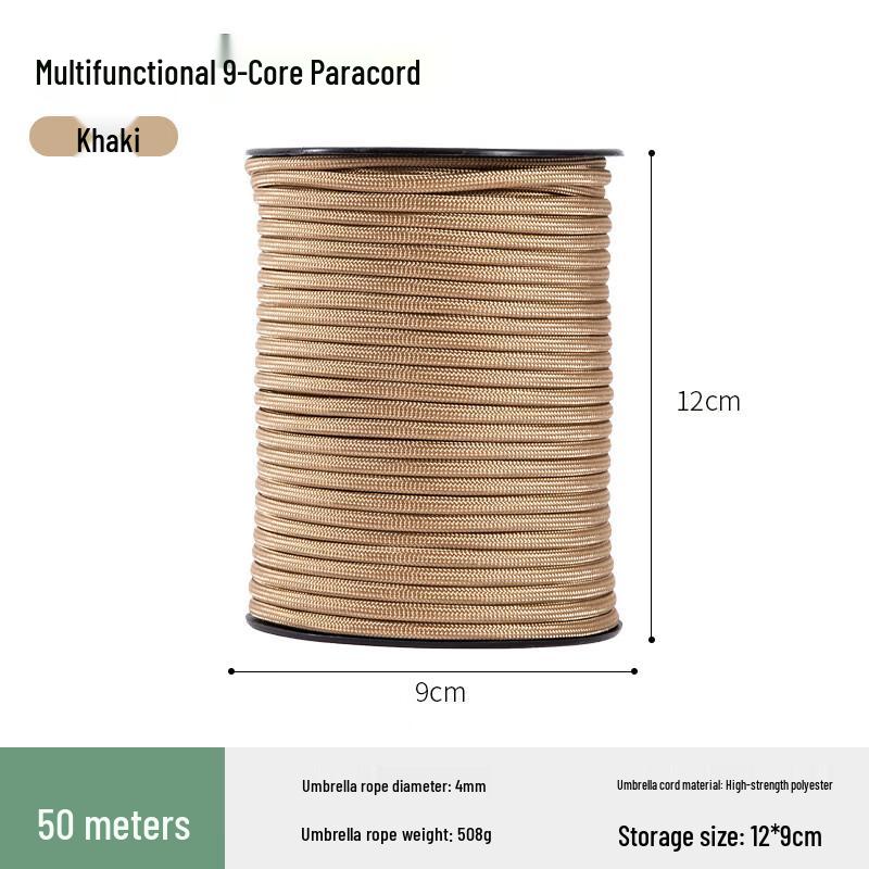 Outdoor 4mm Paracord Camping Wind Rope