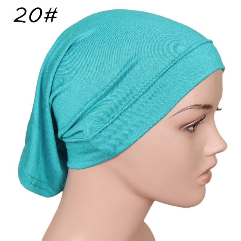 Muslimischer Unterturban Hijab Ninja Innenmütze Damen Chemo-Mütze Haarausfall-Abdeckung Beanie Mütze Kopfbedeckung Dehnbarer Kopfschal Tuch