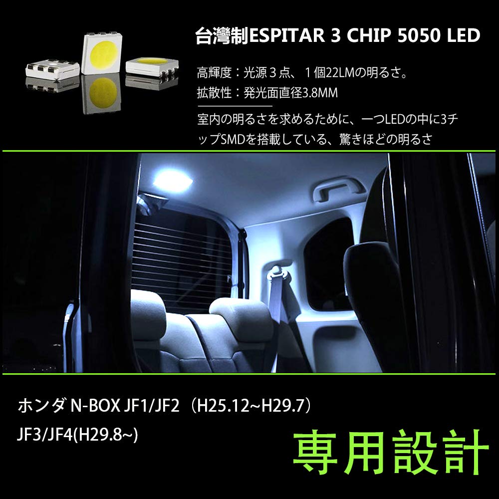 ZXREEK Honda NBOX JF1 JF3 LED Room Lamp, JF4, JF2, Custom Design, Interior Light,