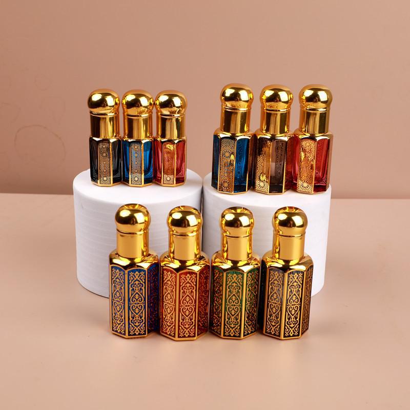 Portable Glass Roller Bottle for Essential Oils and Perfume - 3ml/6ml, Ideal for Massage and Samples