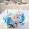Cartoon Sheep Cat Dog Animals Nap Blanket With Plush Cover For Office Rest And Dorm Use