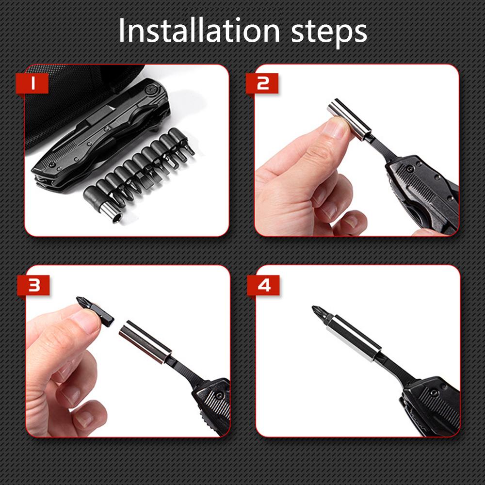 Multitool Pocket Pliers With Blade Saw Plier Screwdriver Bottle Opener