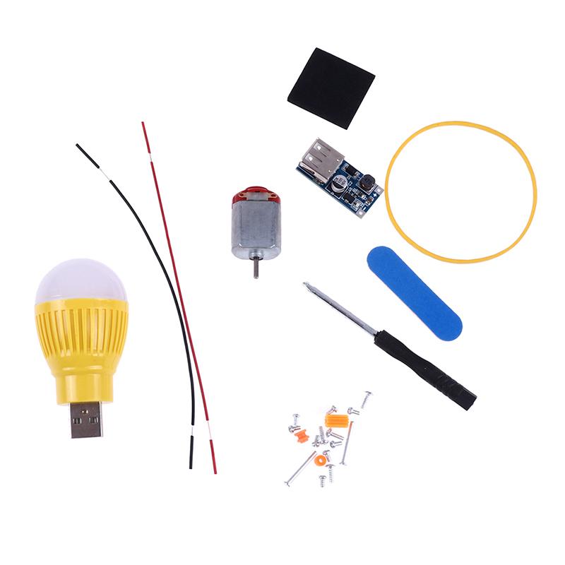 Ruční generátor Ručně vyrobený DIY Technologie Vědecký experiment Dětská hračka Materiálový balíček