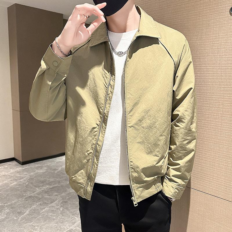 Cleanfit Black Short Executive Jacket Cotton Clothes Men'S Autumn And Winter American Front Shoulder Jacket Mature And Stable Men'S Clothing
