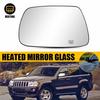 Left LH Side Mirror Glass Heated For 2005-2010 Jeep Grand Cherokee 5142875AA EXV