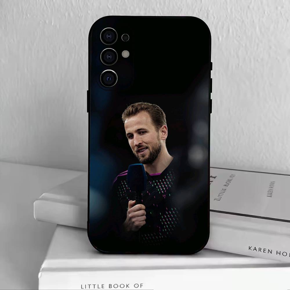 H-Harry K-Kane  Phone Case Black Silicone Soft For Samsung S25,S24,S21,S22,S23,S30,Ultra,S20,Plus,Fe,Lite