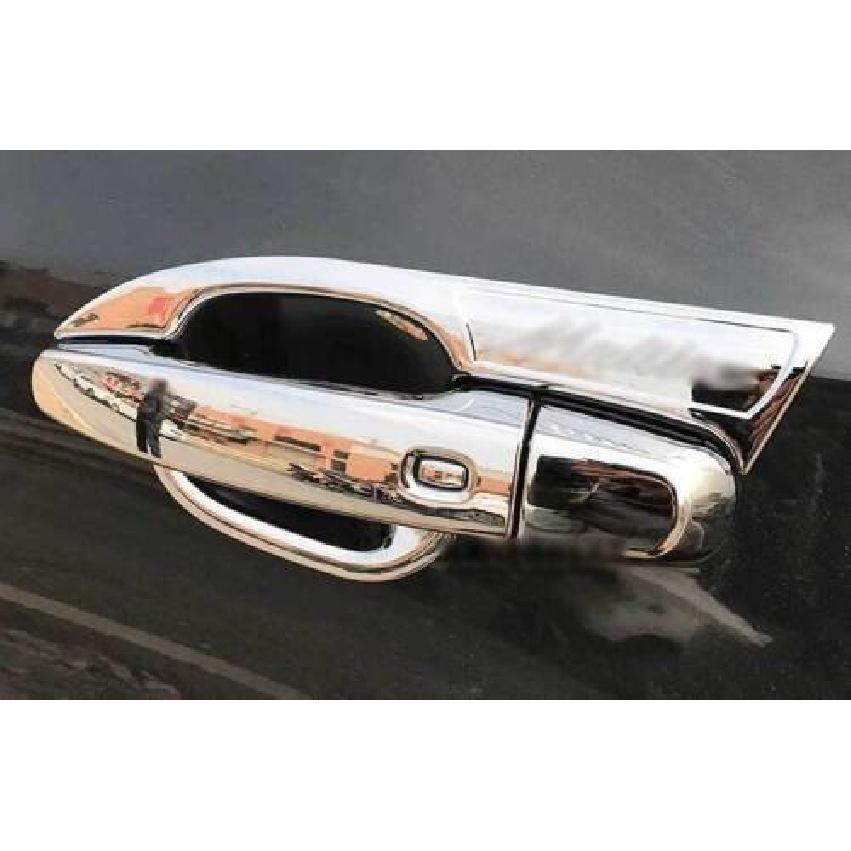 For Chevrolet Malibu 2019~2023 8PCS Chrome ABS Outside Door Handle Frame Trim