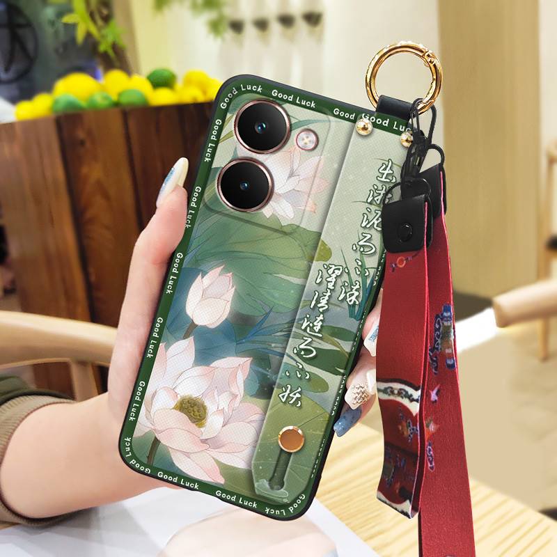 Wristband Lanyard Phone Case For Realme P3 Ultra 5G Phone Holder Anti-knock Waterproof For Mom Silicone Protective Ring