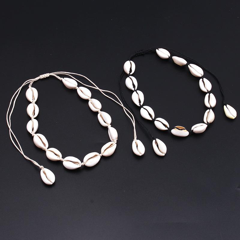 Handmade Hawaiian Shell Necklace: European & American Style Clavicle Chain for Women