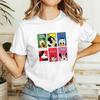 Musse Pigg och Kalle Anka Roligt Tryck Y2K Kortärmad T-shirt Dam Sommar Ny Ankomst Harajuku Stil Oversize Casual Topp