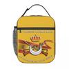 Spanish Legion Flag Spain Army Proud Insulated Lunch Bag for Women Children Portable Food Boxes Thermal Lunch Box Tote