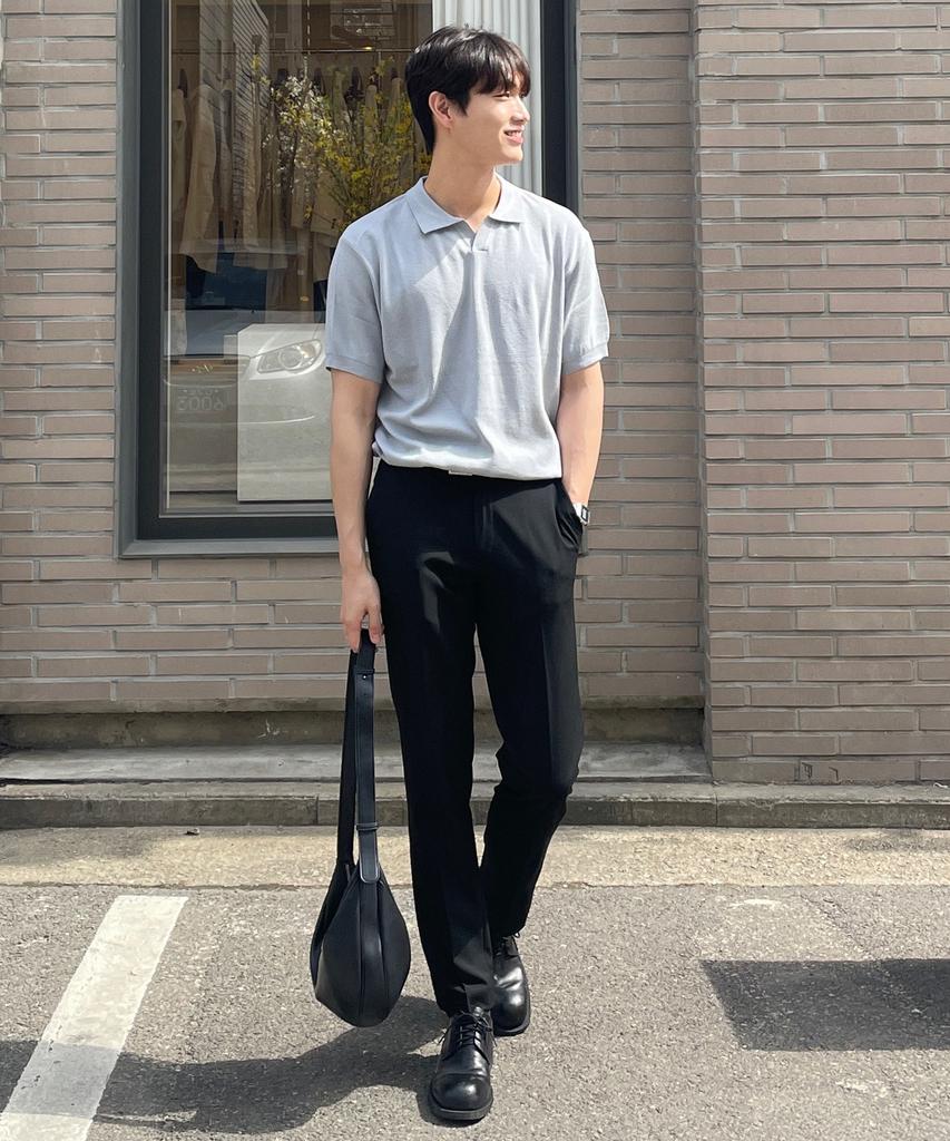 KIIMUIR (Collar Or Round) Linen-Like Half Knit 2 Types (Type B)