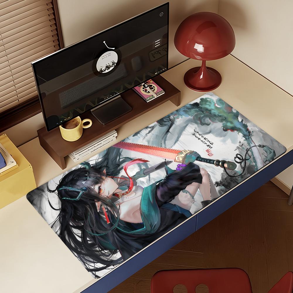 Game Dusk Arknights Mouse Pad Non-slip Rubber Gamer Balance Computer Mat Decoracion Deskmat Laptop Office Large