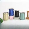 8oz Hammer Paint Yerba Mate Cup Double Wall Vacuum with Special Straw for Yerba Mate Tea 304 Stainless Steel Coffee Cup