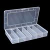 6 Grid Rectangular Storage Box Pp Plastic Transparent Box Lure Fishing Gear Box